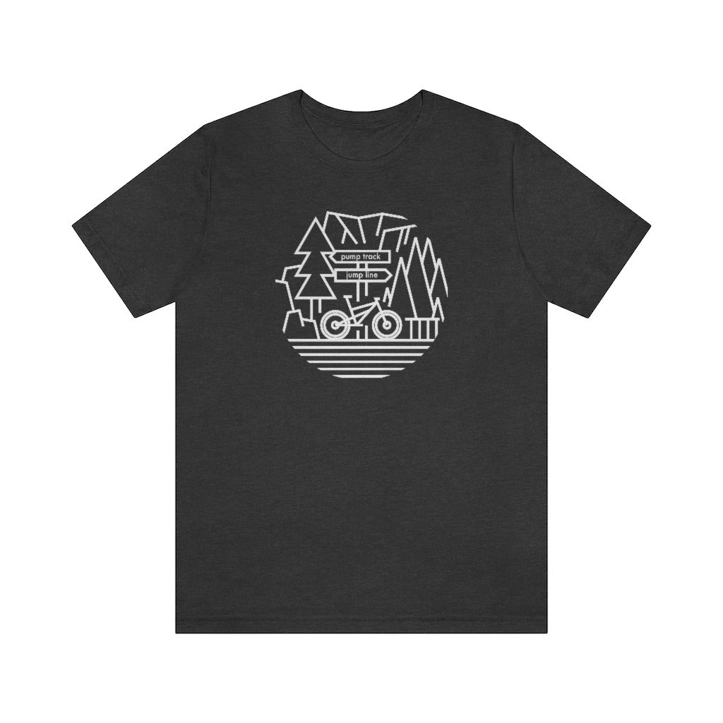 Jump Line Mens T-shirt