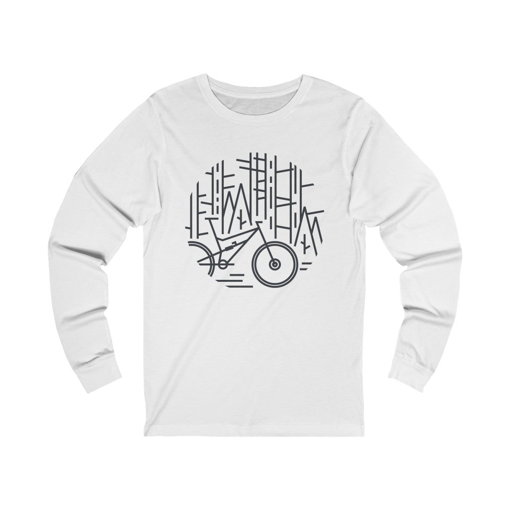 Forest Sketch Mens Long Sleeve