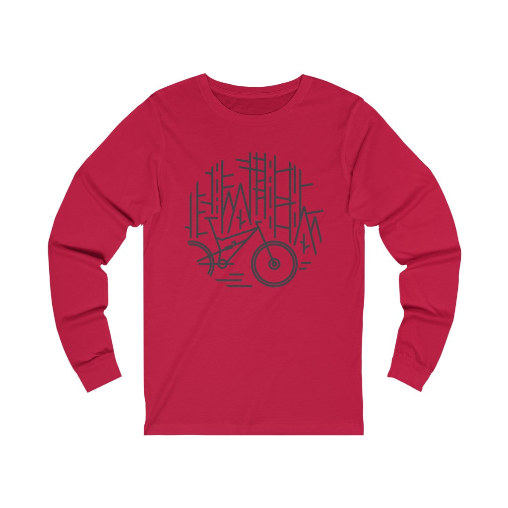 Forest Sketch Mens Long Sleeve