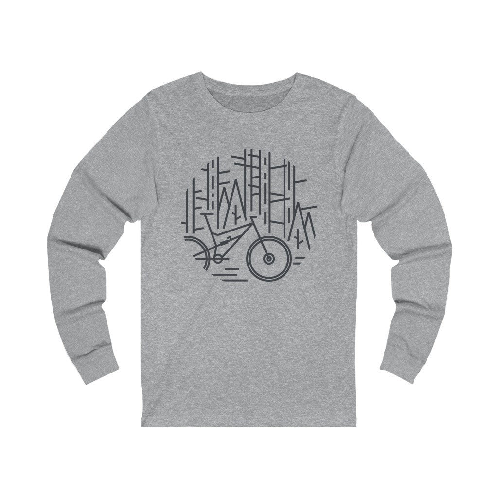 Forest Sketch Mens Long Sleeve