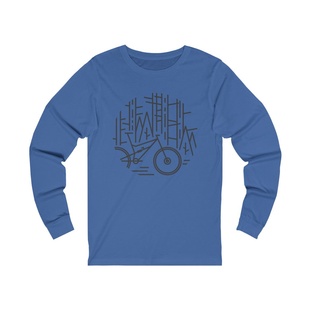 Forest Sketch Mens Long Sleeve
