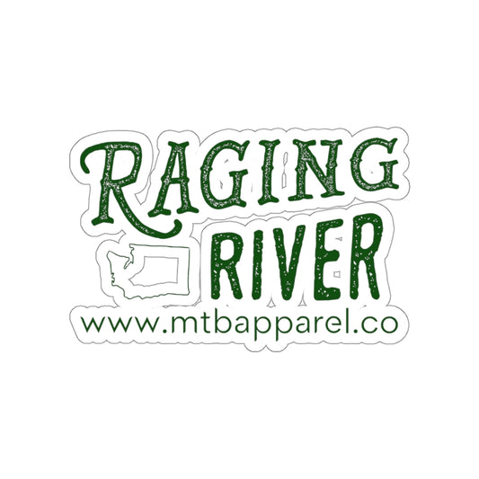 Raging River Die-Cut Sticker