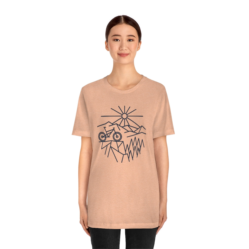 Sunrise Bike Womens T-shirt