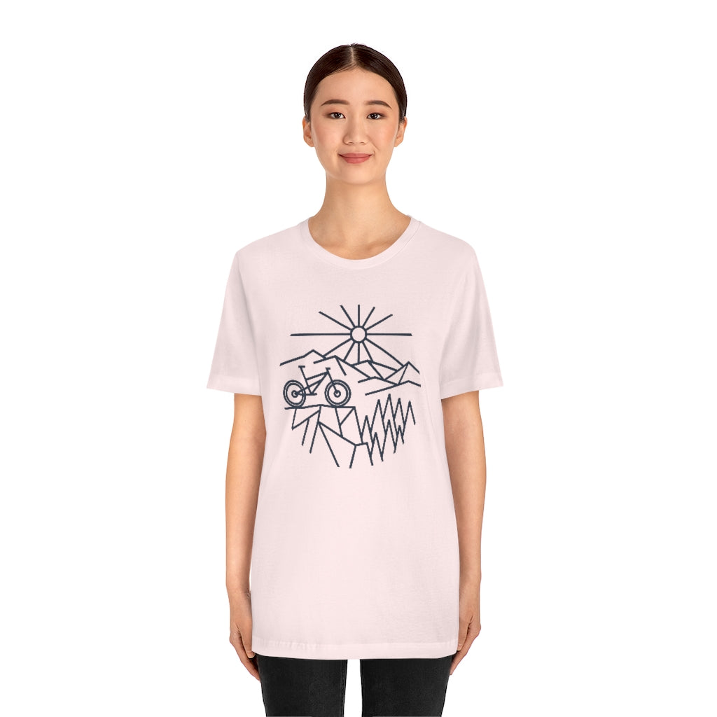 Sunrise Bike Womens T-shirt