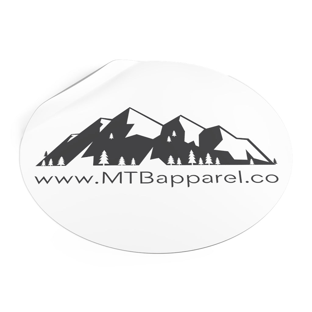 MTB Round Vinyl Sticker