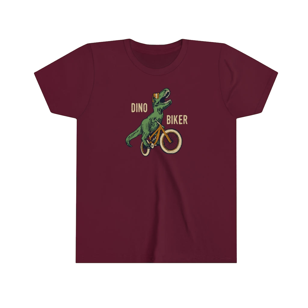 Dino Biker Youth T-shirt