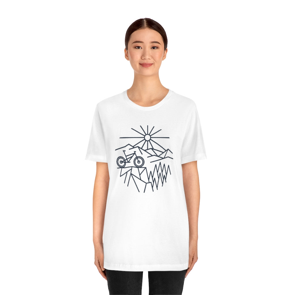 Sunrise Bike Womens T-shirt