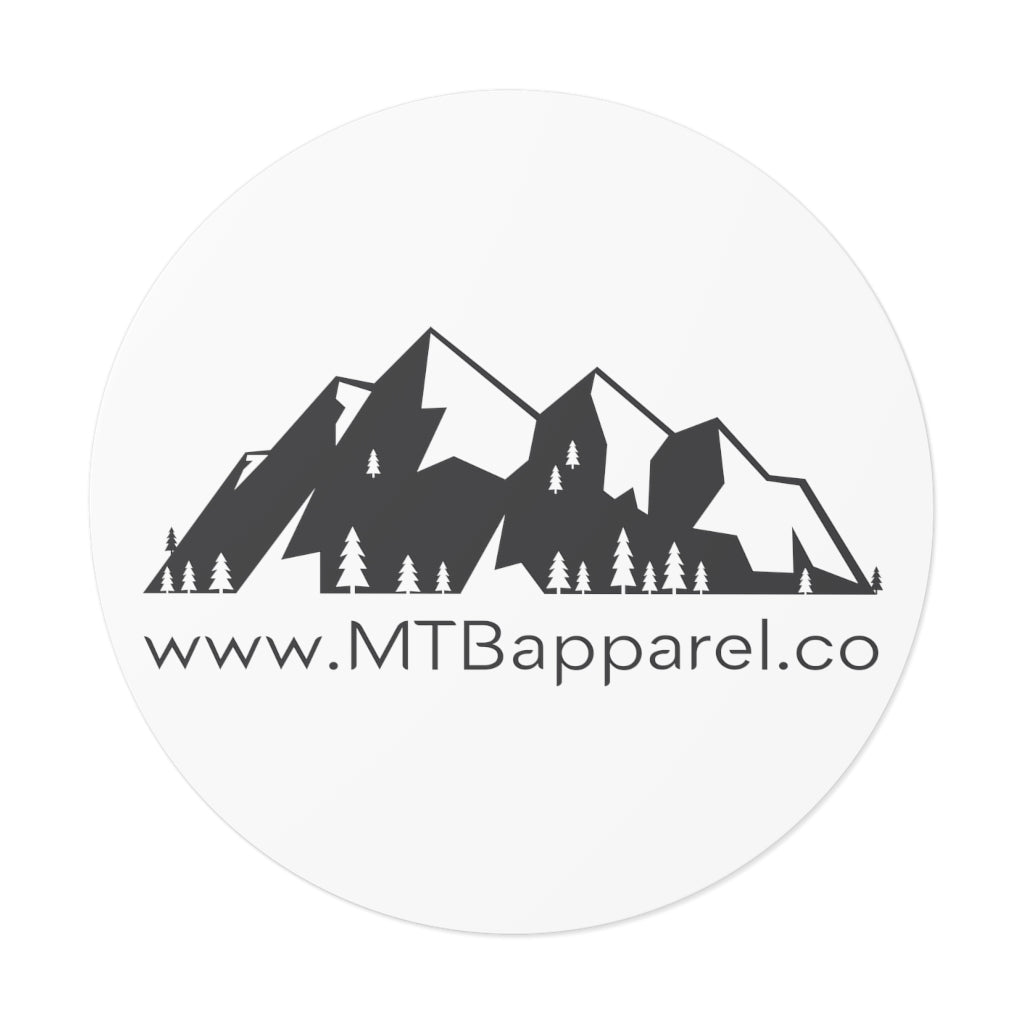 MTB Round Vinyl Sticker