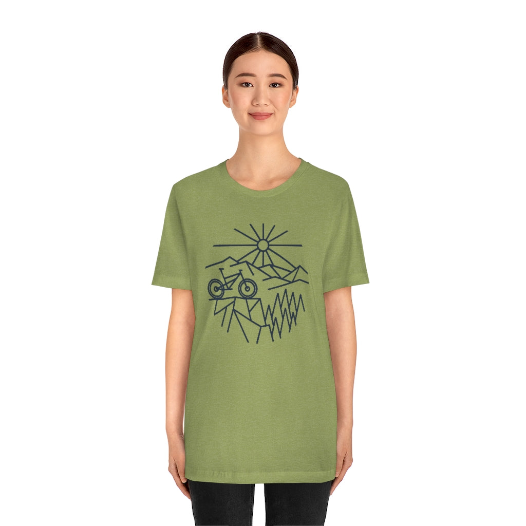 Sunrise Bike Womens T-shirt