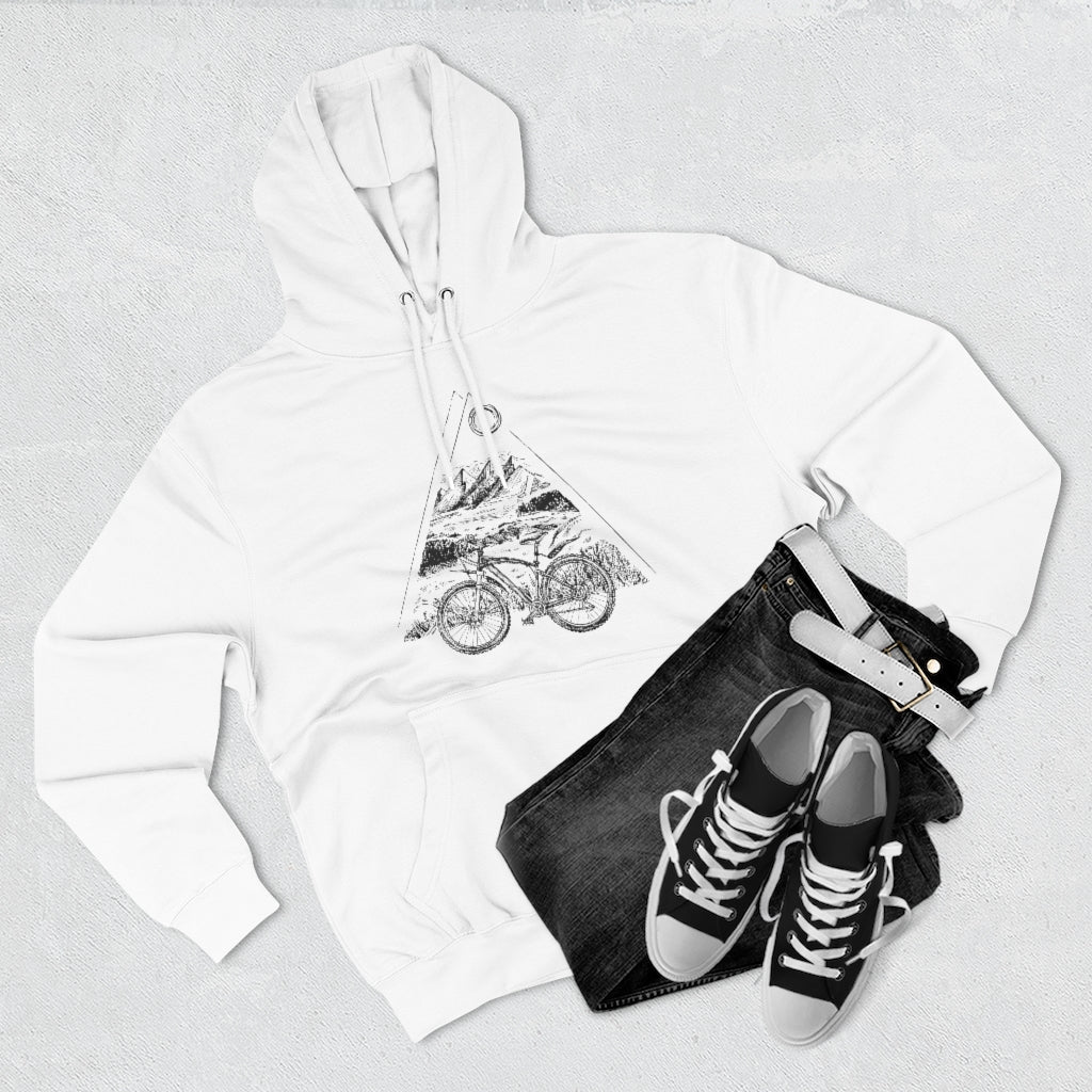 Mountain Sketch Adult Unisex Hoodie