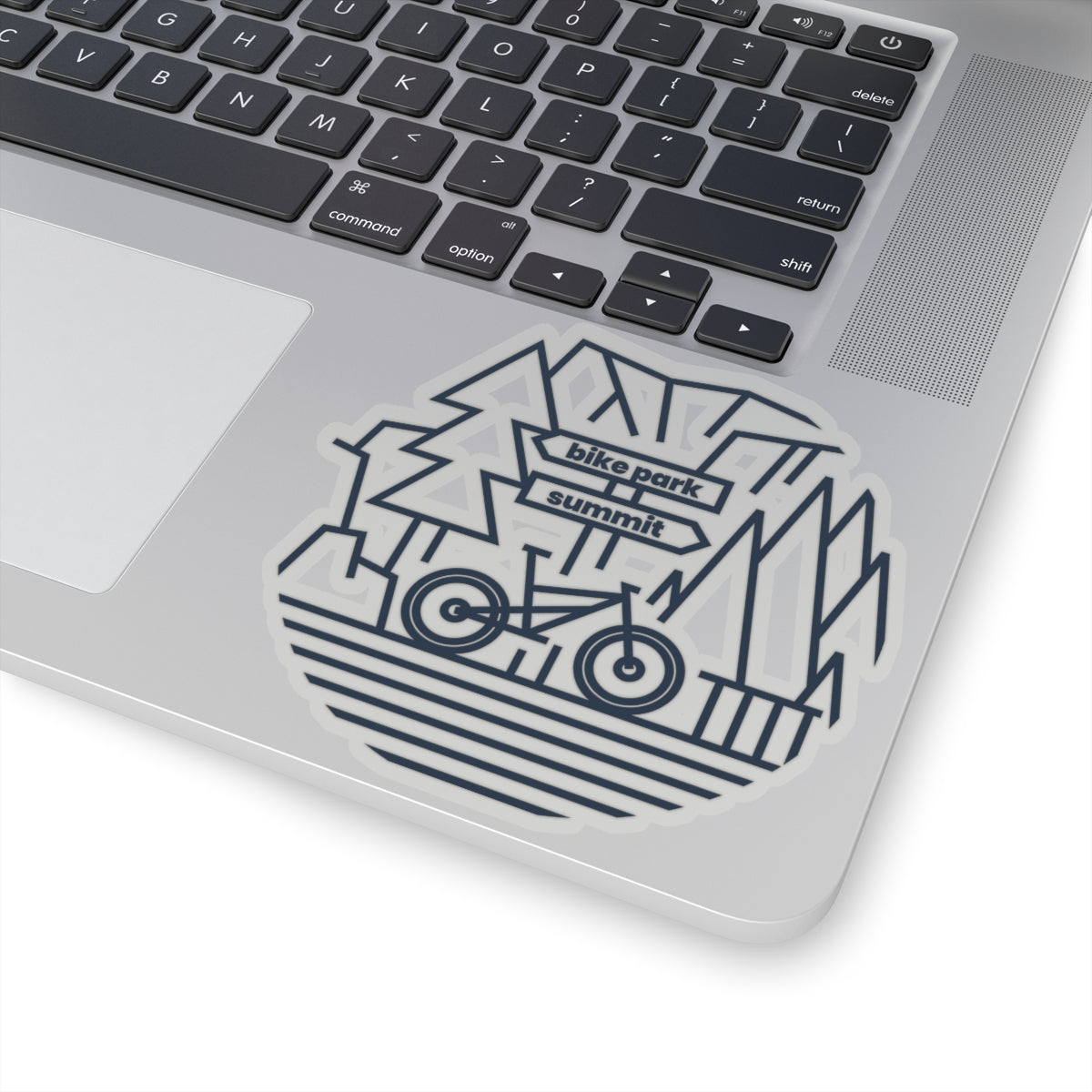 Bike Park Transparent Sticker