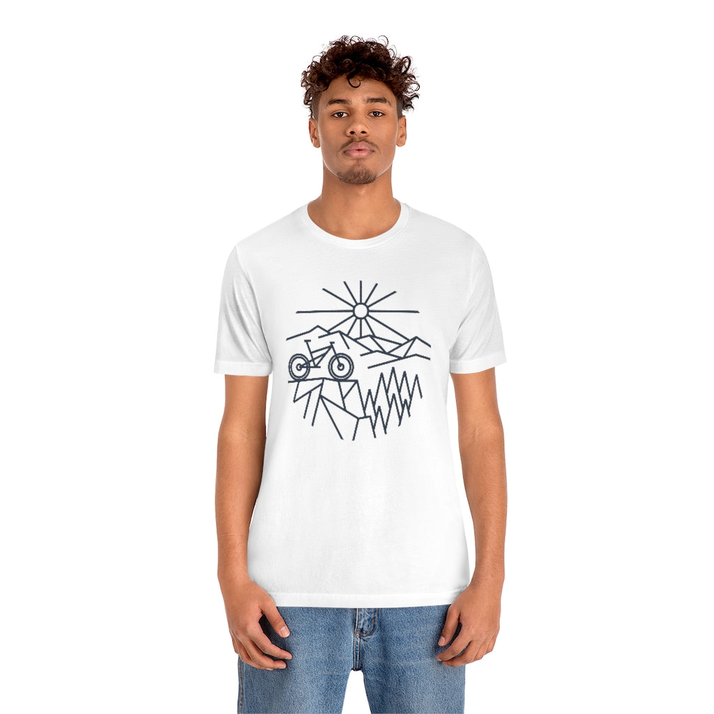 Sunrise Bike Womens T-shirt