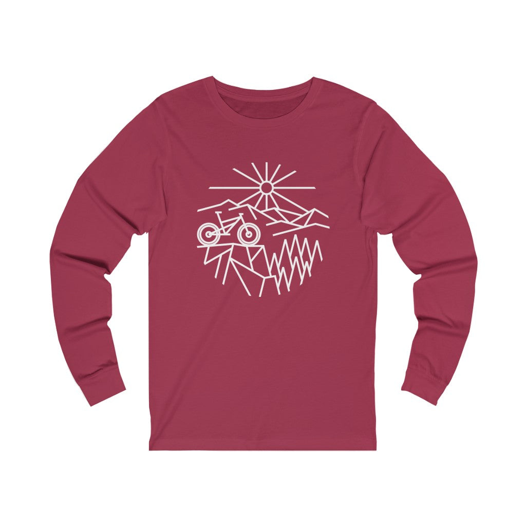 Mountain Sunrise Mens Long Sleeve