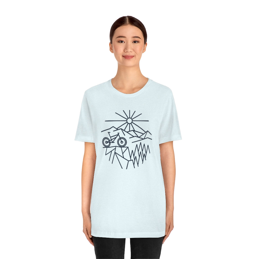 Sunrise Bike Womens T-shirt