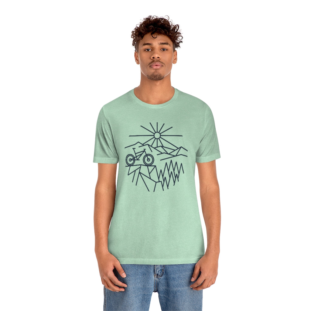 Sunrise Bike Womens T-shirt